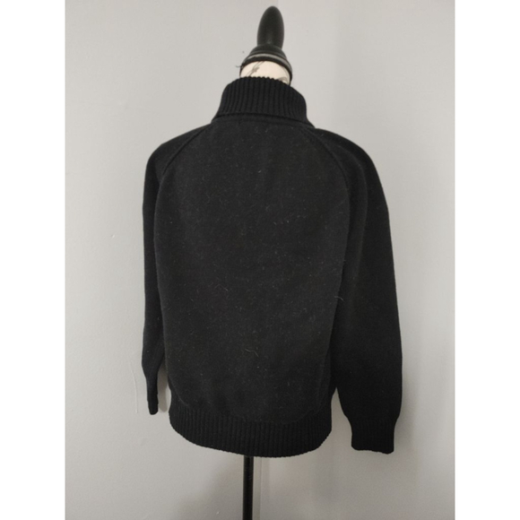 Women's Karen Scott Black Cotton Turtleneck Sweater M - Picture 3 of 7